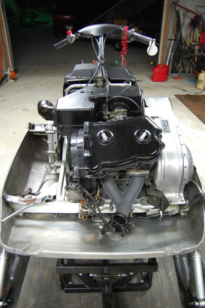 Psuedo Restoration on a '78 Yamaha Exciter 440 (Photo heavy)